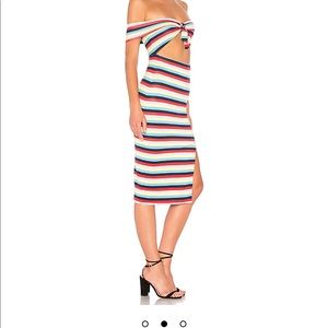 House of Harlow x Revolve Nisa multi stripe dress